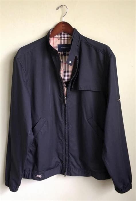 burberry golf jacket black